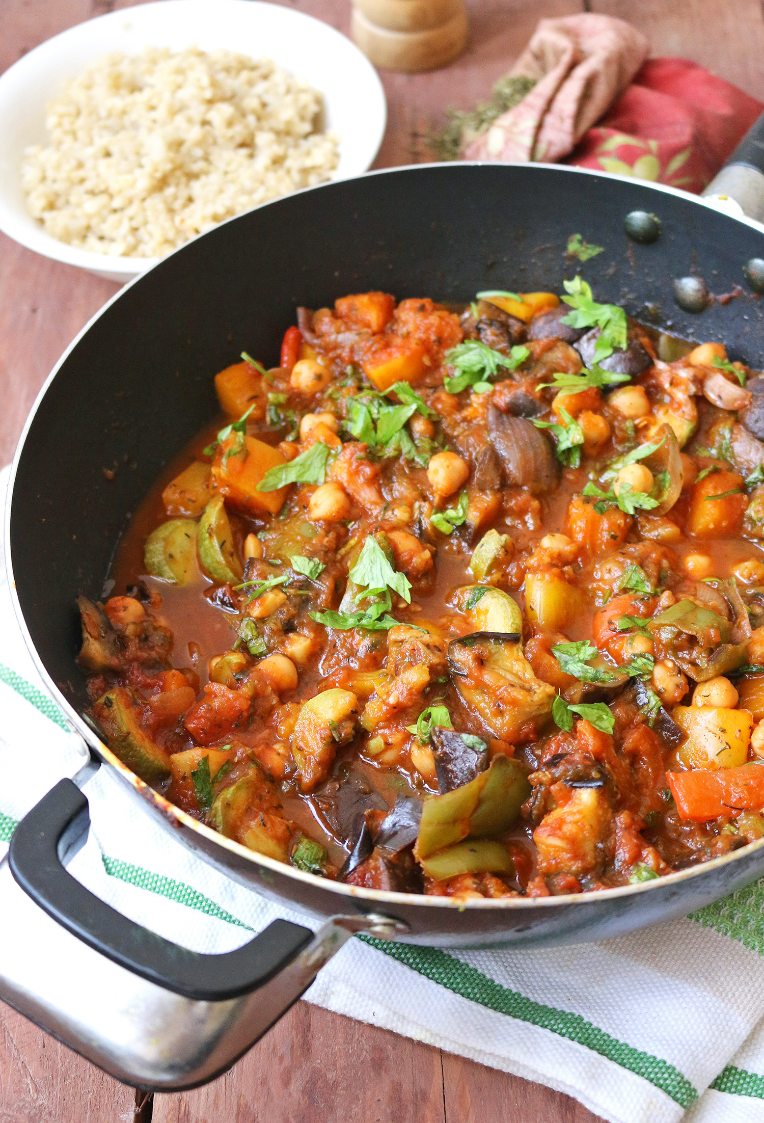 The Best Vegan Recipes
 Mediterranean Ve able and Chickpea Stew