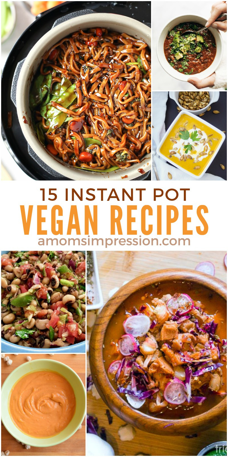 The Best Vegan Recipes
 15 Healthy and Delicious Vegan Instant Pot Recipes