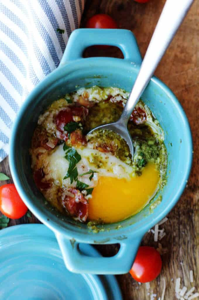 Tomatoes On Keto Diet
 Baked Eggs with Tomatoes and Pesto Easy Keto Breakfast