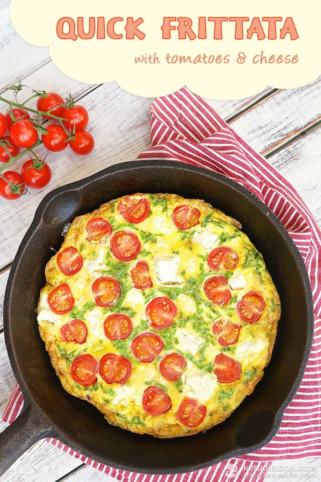 Tomatoes On Keto Diet
 Quick Frittata with Tomatoes and Cheese