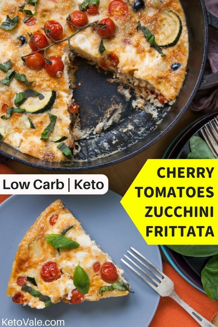 Tomatoes On Keto Diet
 Zucchini Cherry Tomatoes Frittata Low Carb Recipe