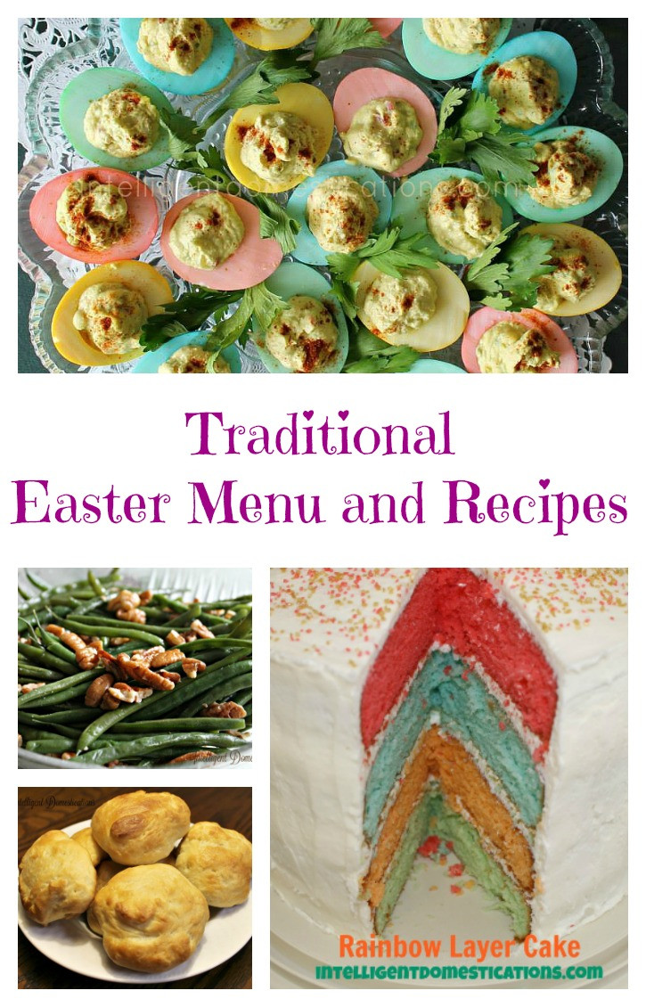 Traditional Easter Dinner Menu
 Easter Menu and Recipes
