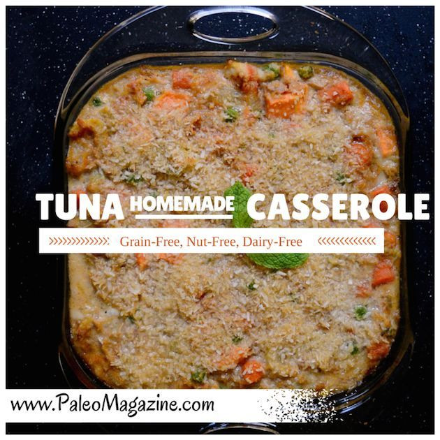 Tuna Casserole Dairy Free
 Paleo Tuna Casserole Recipe [Gluten Free Nut Free Dairy