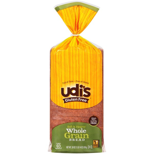 Udi Gluten Free Bread Ingredients
 Udi s Gluten Free Whole Grain Bread 30 oz from Costco