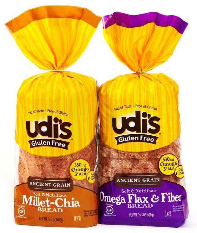 Udi Gluten Free Bread Ingredients
 Udi s Gluten Free Bread Loaves Ancient Grains and Buns