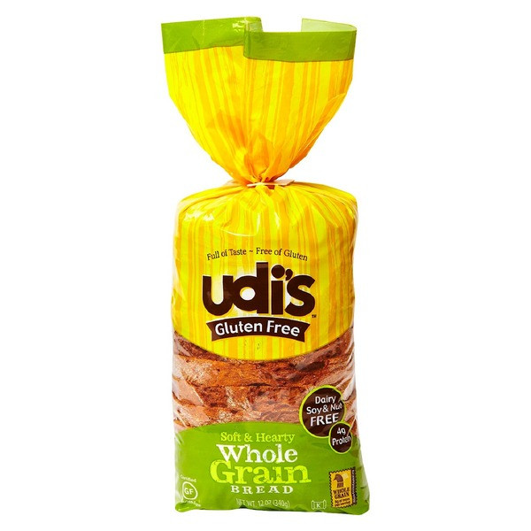 Udi'S Gluten Free Whole Grain Bread
 Udi s Gluten Free Whole Grain Bread from Safeway Instacart