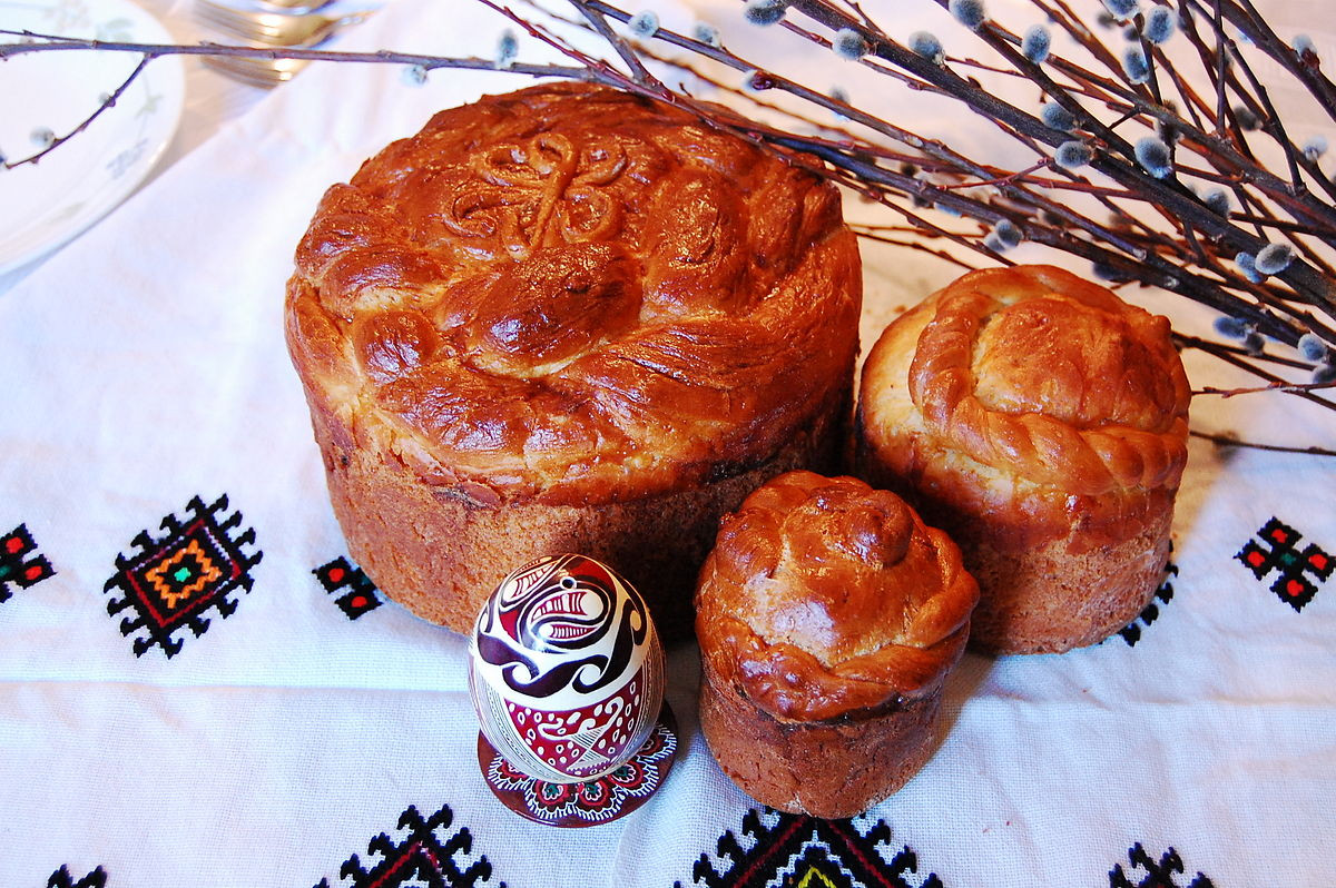 Ukrainian Easter Bread
 Paska bread