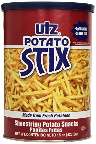 Utz Gluten Free Pretzels
 Utz Potato Stix 15 oz Canister Food Beverages Tobacco