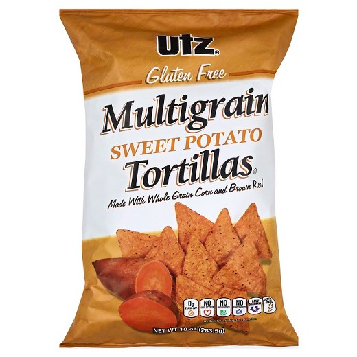 Utz Gluten Free Pretzels
 Utz Multigrain Sweet Potato Tortillas 10 oz Tar