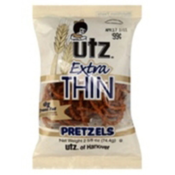 Utz Gluten Free Pretzels
 Utz Pretzel Thins 1 oz Bags Pack of 60