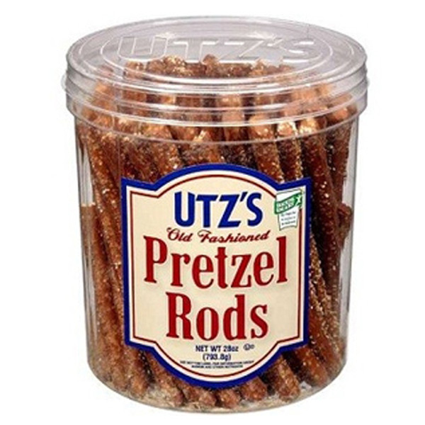 Utz Gluten Free Pretzels
 Utz Pretzel Rods 27 oz Single Tub