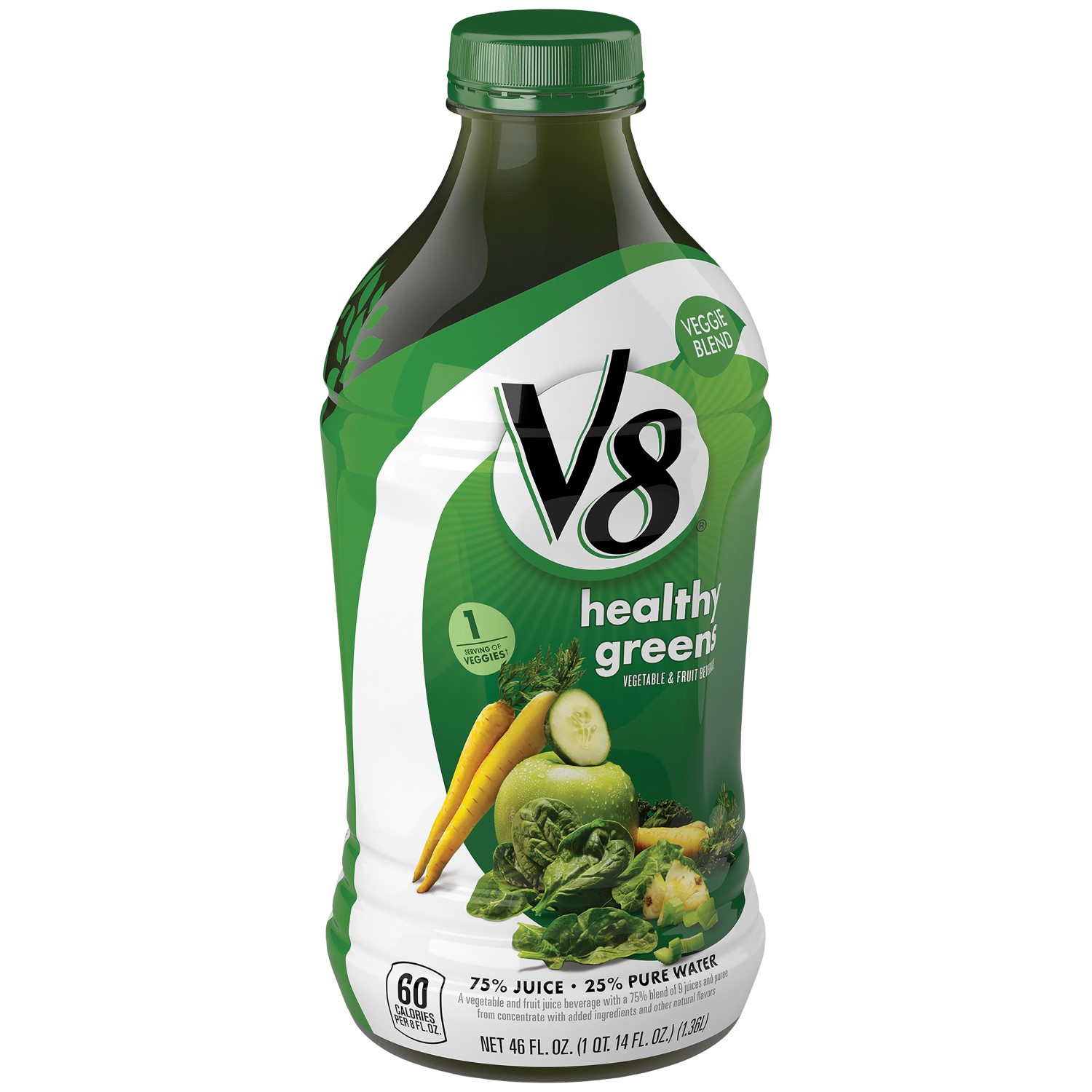 V8 Healthy Greens
 V8 Veggie Blends Healthy Greens Ve able Juice 46 Oz