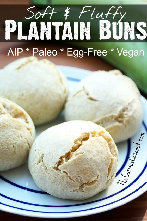 Vegan Aip Recipes
 Soft and Fluffy Plantain Buns Paleo AIP Vegan