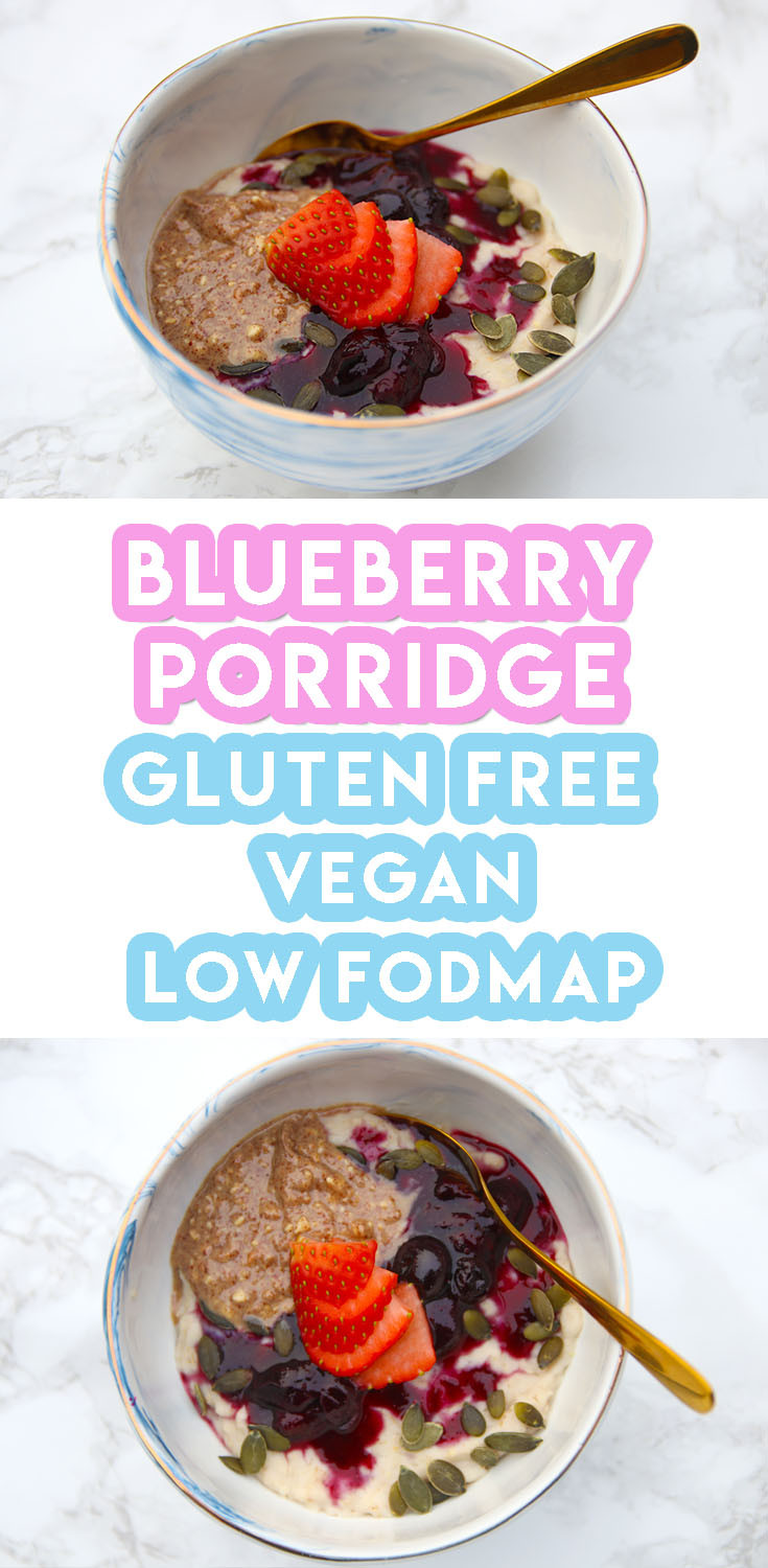 Vegan And Gluten Free Recipes
 My Gluten Free and Vegan Blueberry Porridge Recipe low