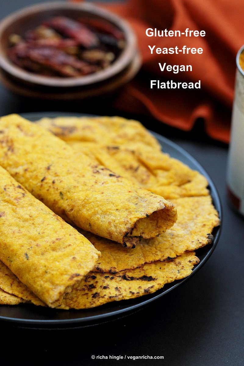 Vegan And Gluten Free Recipes
 Yeast free Sweet Potato Vegan Gluten free Flatbread