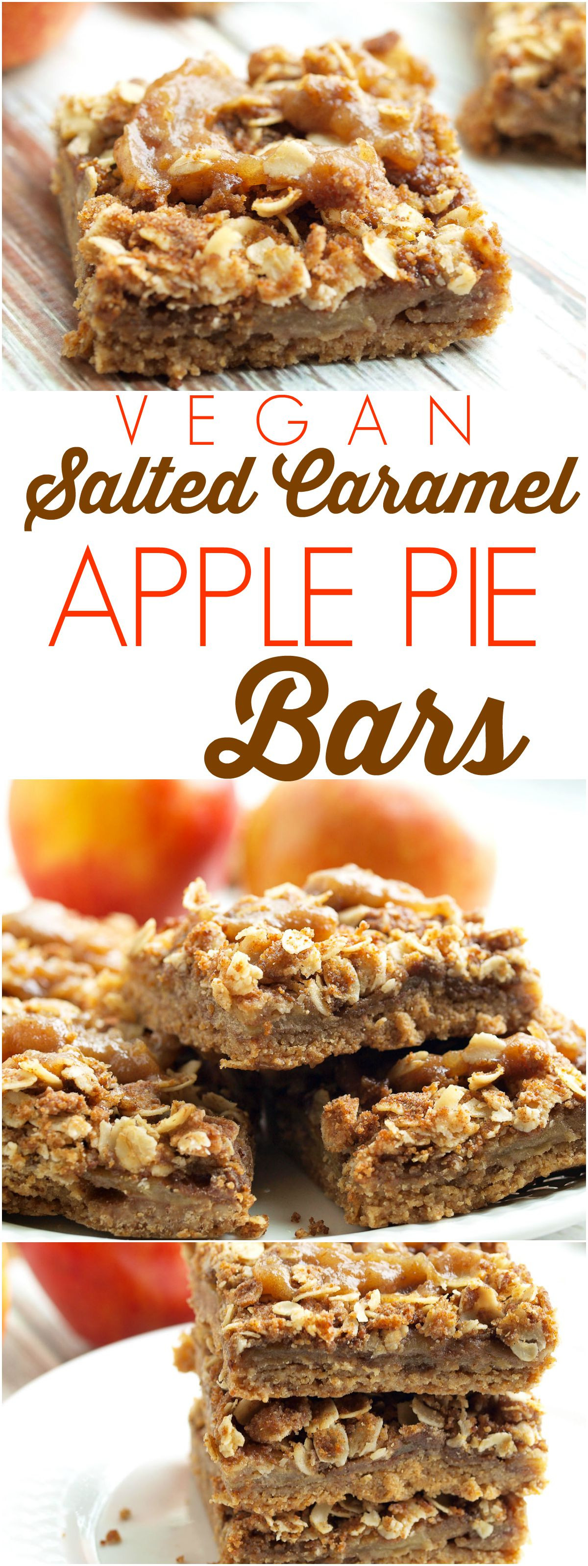 Vegan Apple Desserts Recipes
 Vegan Salted Caramel Apple Pie Bars Happy Healthy Mama