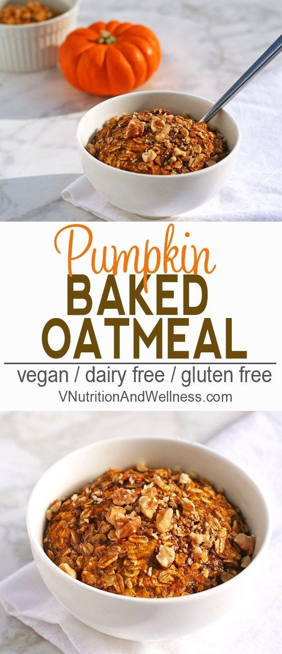 Vegan Baked Oatmeal Recipes
 Vegan Baked Pumpkin Oatmeal