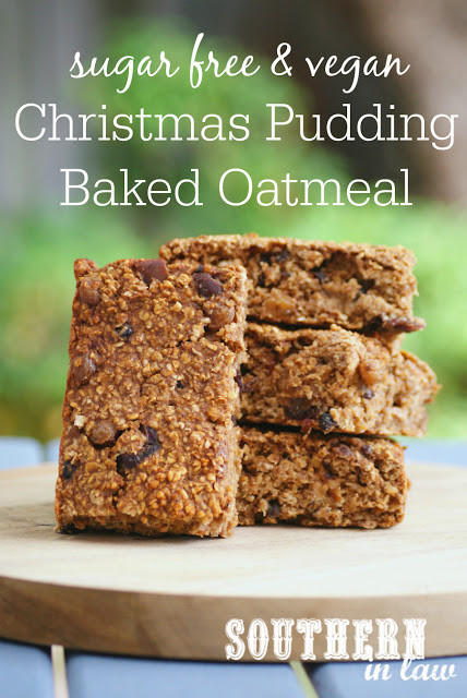 Vegan Baked Oatmeal Recipes
 Southern In Law Recipe Vegan Christmas Pudding Baked Oatmeal