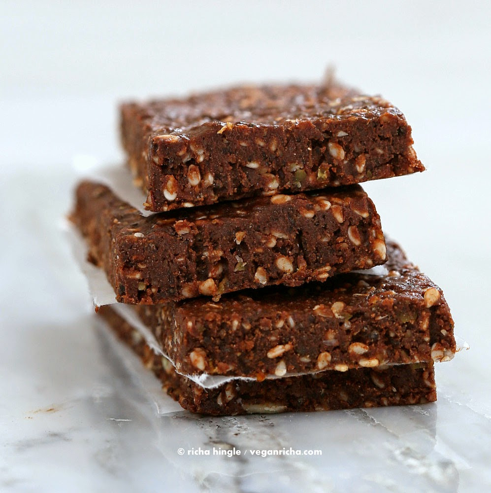 Vegan Bars Recipes
 Super Seed Chocolate Protein Bars Vegan Glutenfree Recipe