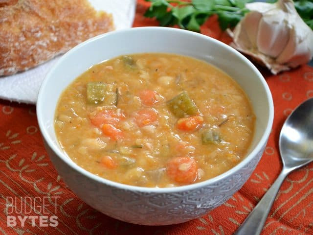 Vegan Bean Soups Recipes
 Slow Cooker White Bean Soup Bud Bytes