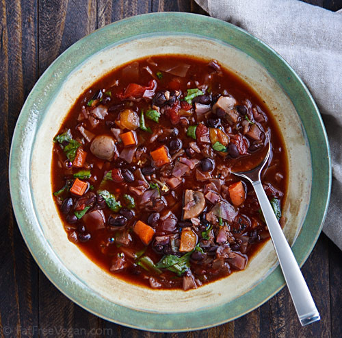 Vegan Bean Soups Recipes
 Eat the Rainbow Black Bean Soup