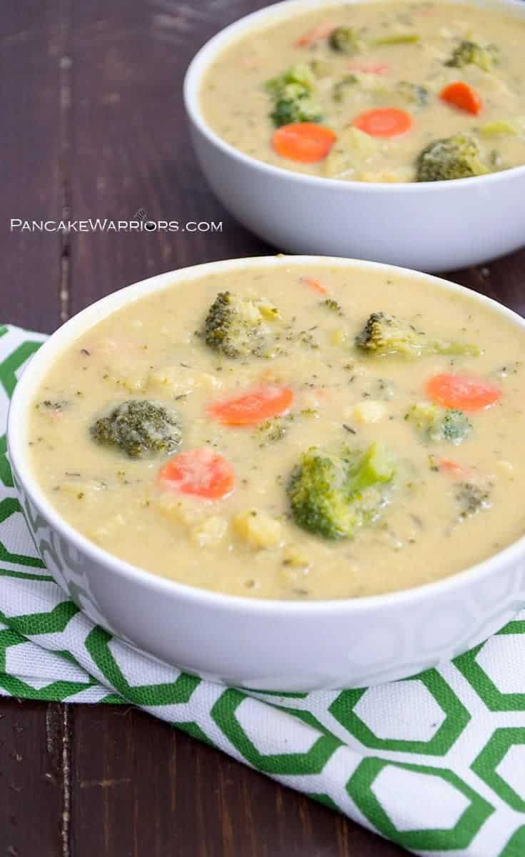 Vegan Broccoli Cheese Soup
 Vegan Broccoli Cheese Soup Dairy Free Gluten Free