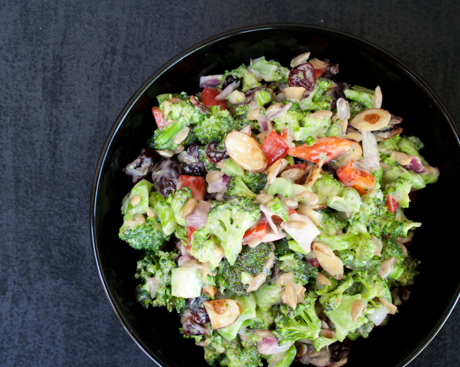 Vegan Broccoli Salad
 Vegan Broccoli Salad with Dried Cranberries Create Mindfully