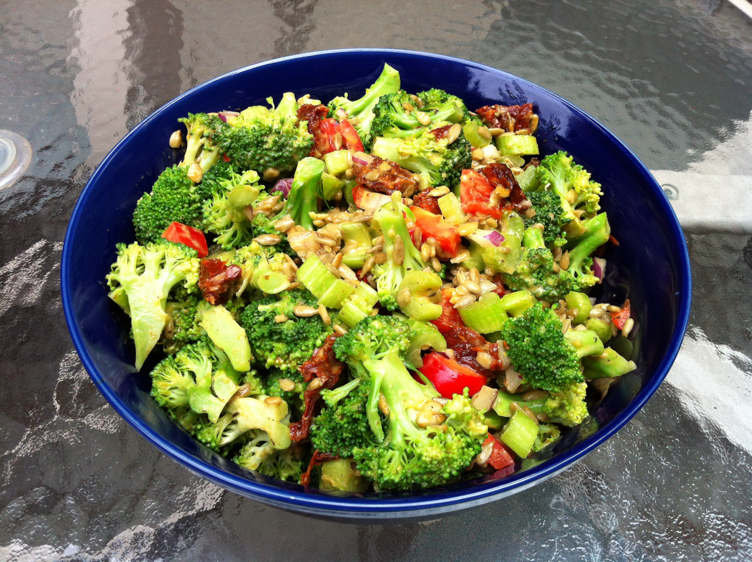 Vegan Broccoli Salad
 Creamy Broccoli Salad VEGAN and soy free FemFusion