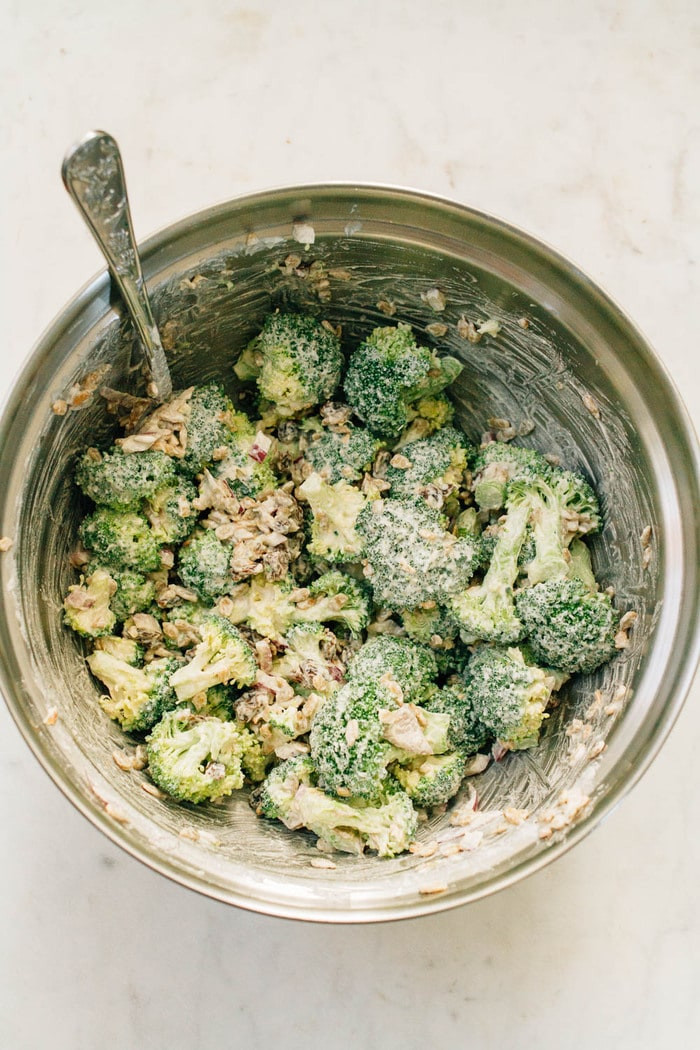 Vegan Broccoli Salad
 Broccoli Raisin Salad Vegan Gluten Free