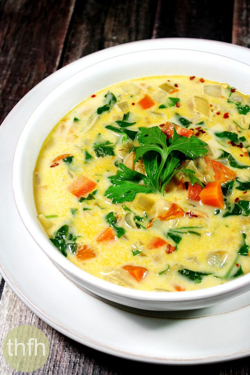 Vegan Broth Recipes
 Creamy Vegan Ve able Minestrone Soup