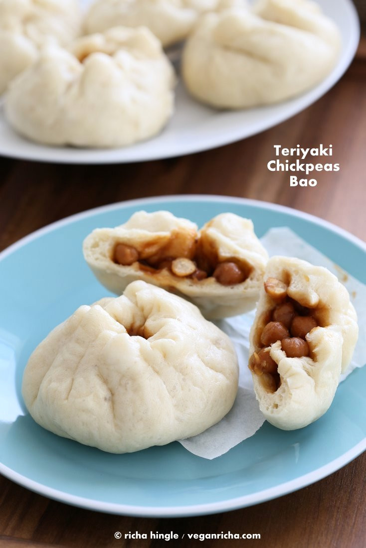 Vegan Bun Recipes
 Teriyaki Chickpeas Bao Baozi Steamed Buns Vegan Richa