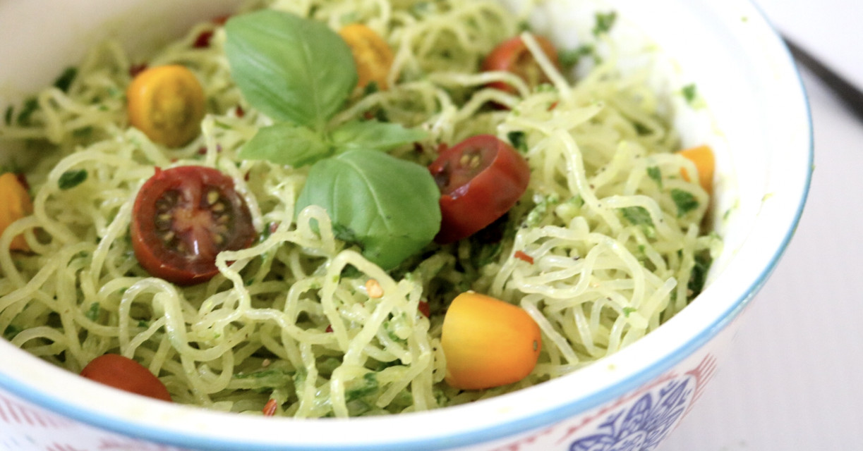 Vegan Carb Free Recipes
 Kelp Noodles With Avocado Pesto low carb gluten free