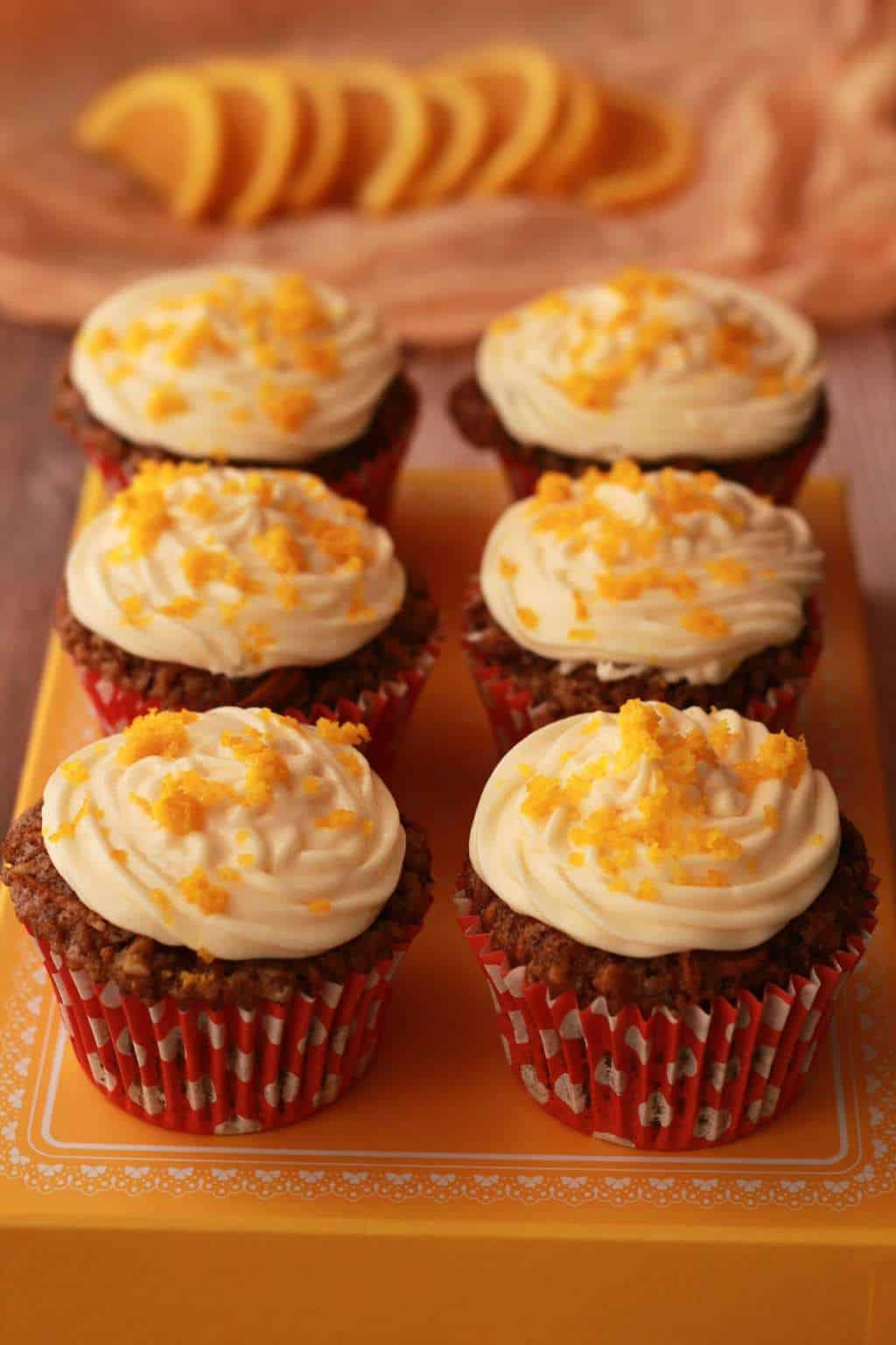 Vegan Carrot Cupcakes
 Vegan Carrot Cake Cupcakes Orange and Walnut Loving It