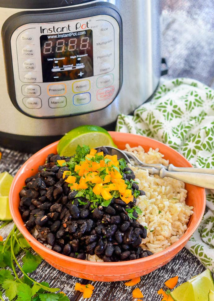 Vegan Chef Recipes
 Seasoned Pressure Cooker Black Beans Instant Pot A