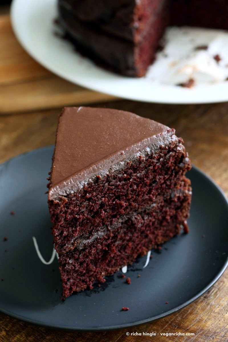 Vegan Chocolate Cake Recipe
 Vegan Chocolate Cake with Chocolate Peanut Butter Ganache