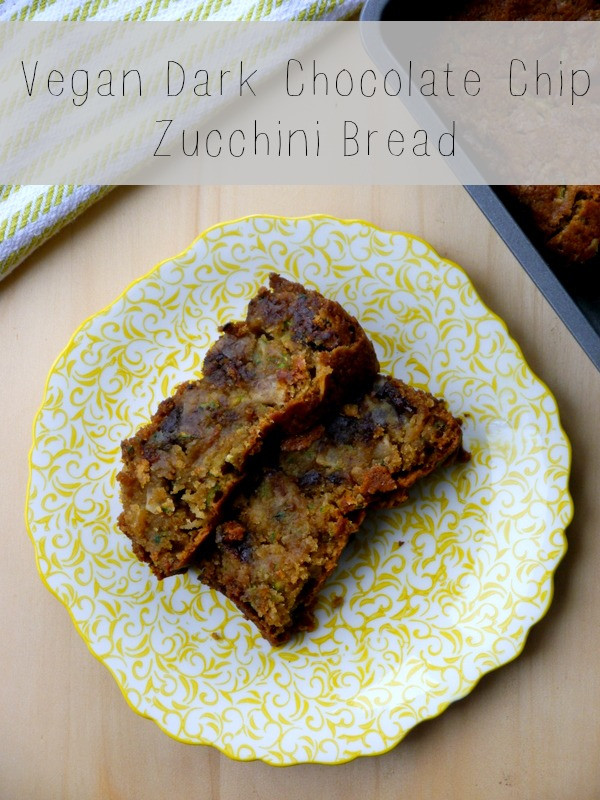 Vegan Chocolate Chip Zucchini Bread
 Vegan Dark Chocolate Chip Zucchini Bread My Bacon