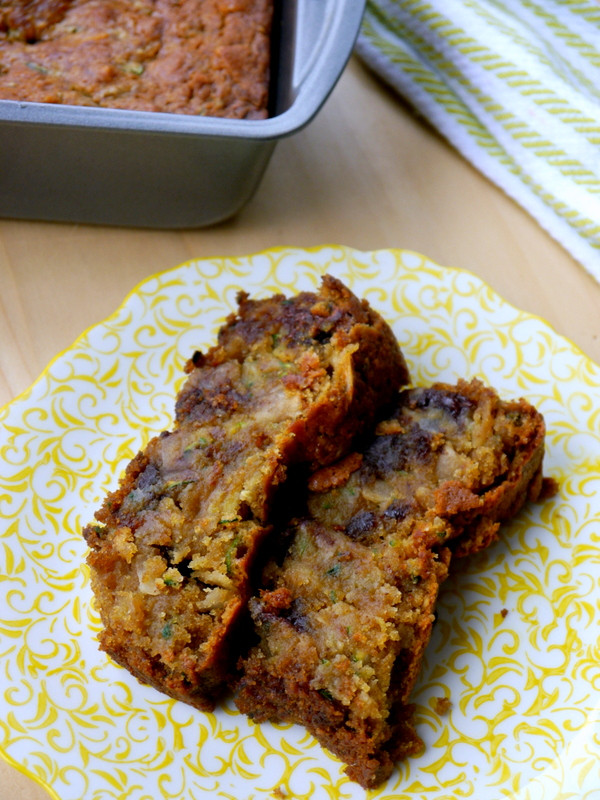 Vegan Chocolate Chip Zucchini Bread
 Vegan Dark Chocolate Chip Zucchini Bread My Bacon