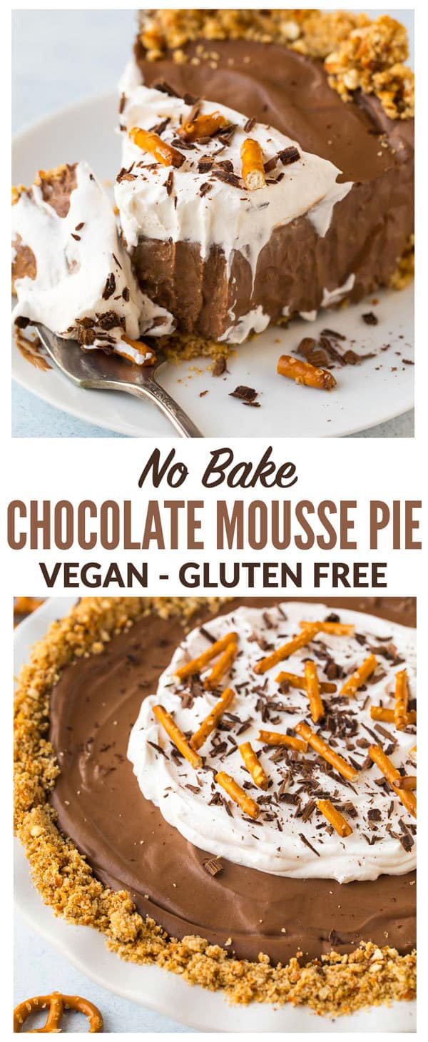 Vegan Chocolate Pie No Tofu
 Chocolate Mousse Pie