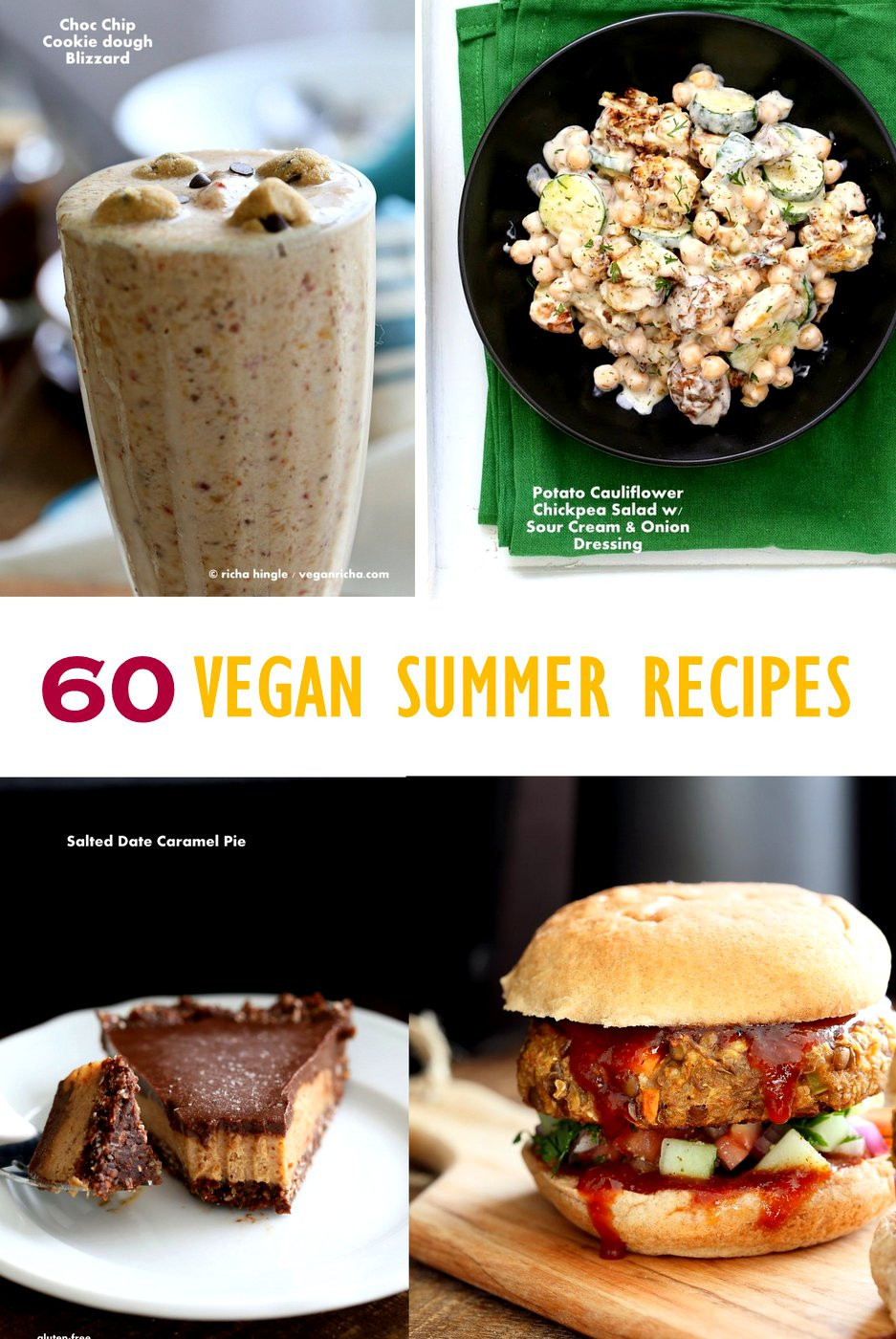 Vegan Cookout Recipes
 60 Vegan Summer Recipes for Barbecue Grilling Potlucks