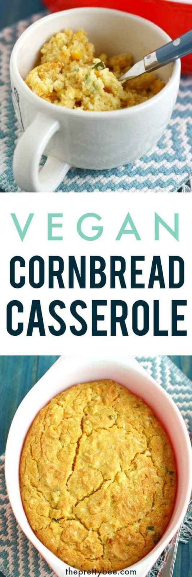 Vegan Cornbread Casserole
 Vegan Cornbread Casserole The Pretty Bee