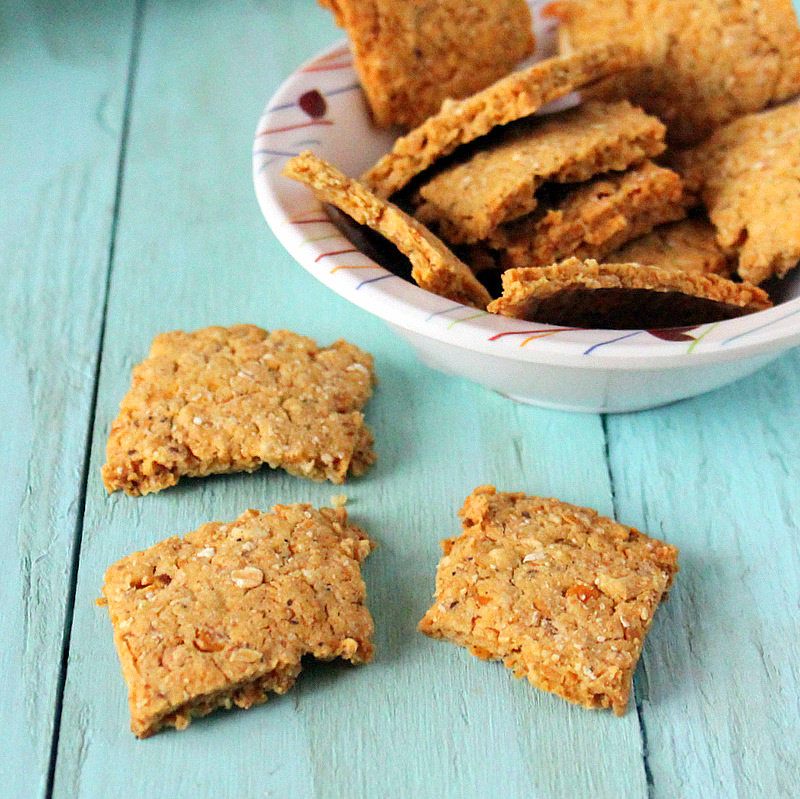 Vegan Cracker Recipes
 Baked Mathri Wheat Semolina Crackers Vegan Recipe