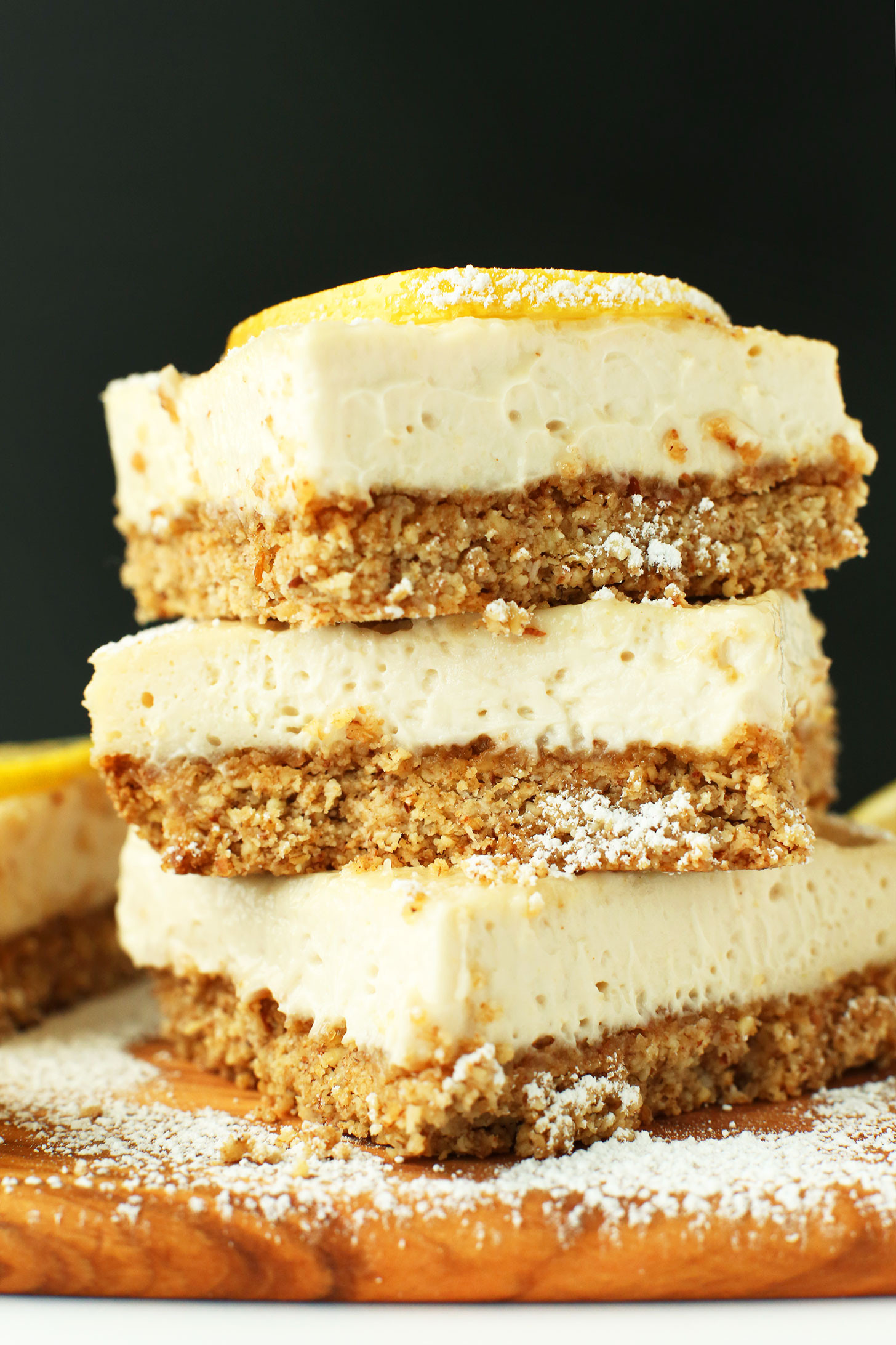 Vegan Dairy Free Desserts
 Creamy Vegan Lemon Bars GF