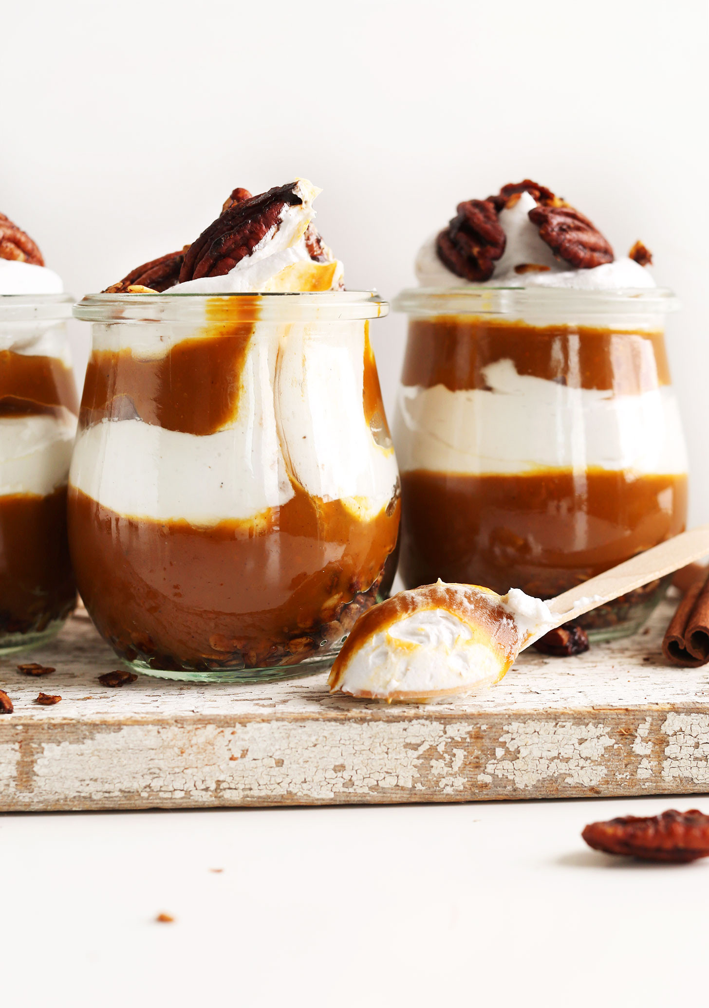 Vegan Dairy Free Desserts
 Pumpkin Pie Parfaits