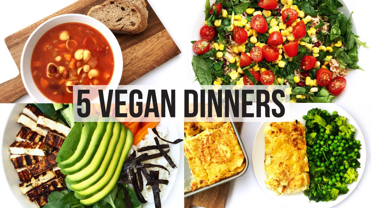 Vegan Dinner Recipes For Two
 5 HEALTHY VEGAN DINNER IDEAS WITH RECIPES
