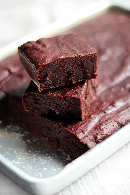 Vegan Fudge Brownies
 Best Vegan Chocolate Fudge Brownie Ever