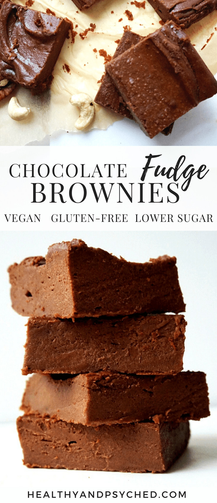 Vegan Fudge Brownies
 Chocolate Fudge Brownie Recipe Vegan Gluten Free