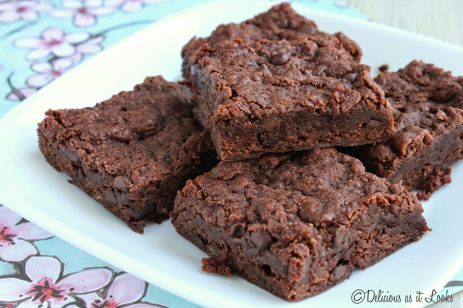 Vegan Fudge Brownies
 Delicious as it Looks Fudge Brownies Gluten Free Vegan