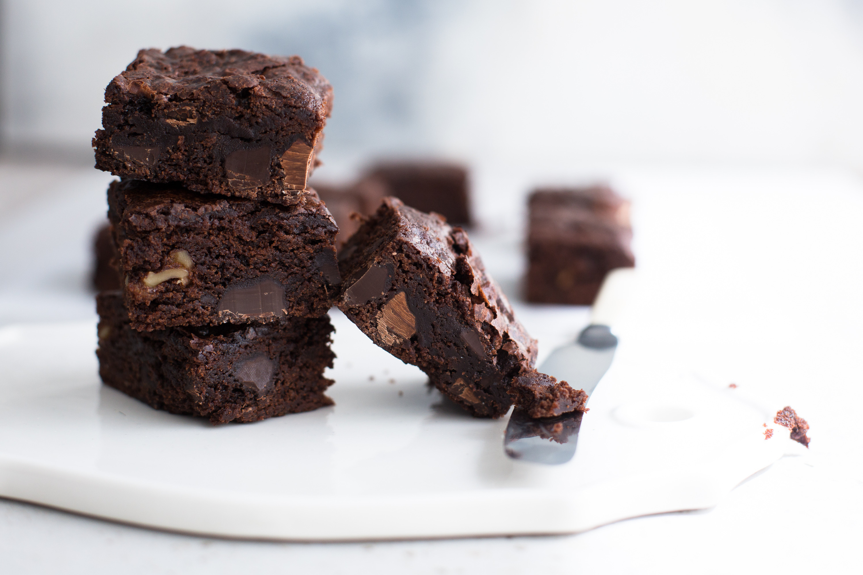 Vegan Fudge Brownies
 Ultimate Vegan Fudge Brownies