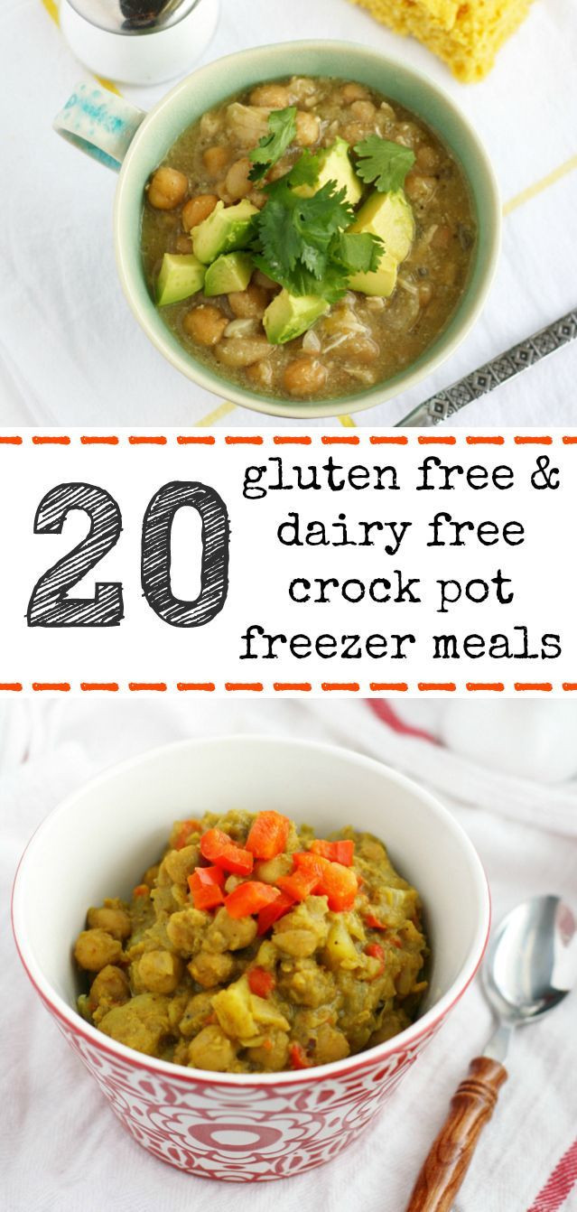 Vegan Gluten Free Crockpot Recipes
 20 Gluten Free Dairy Free Crock Pot Freezer Meals