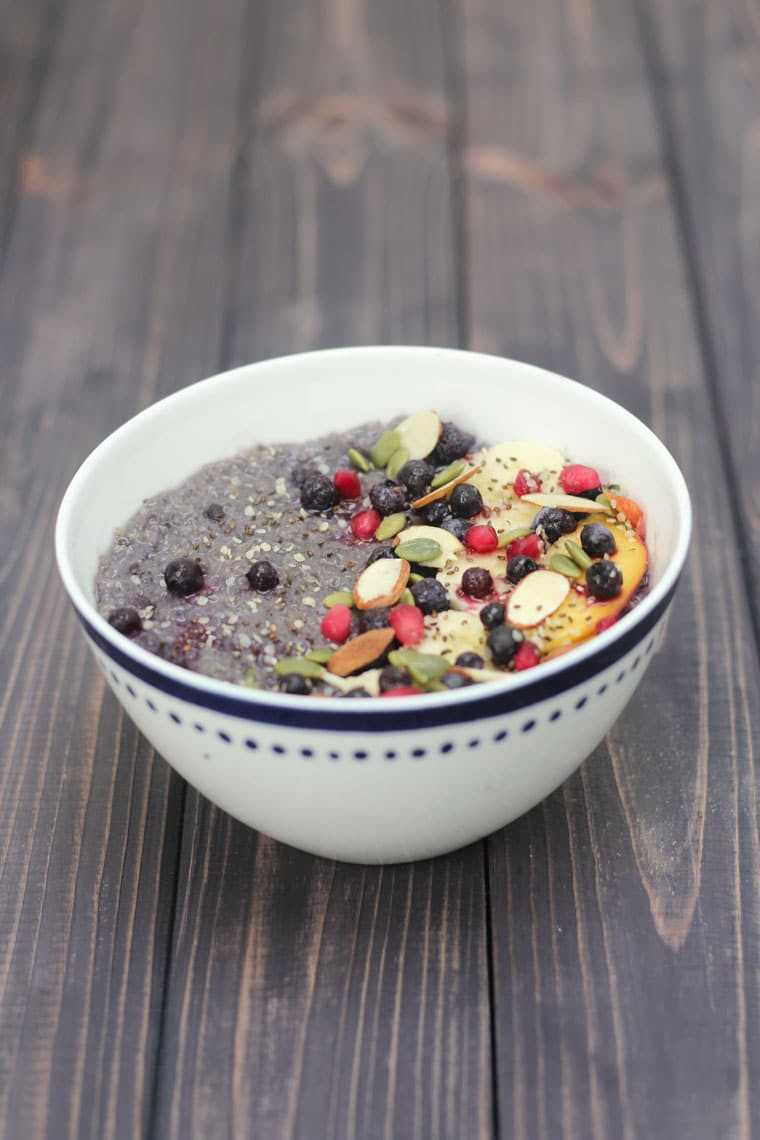 Vegan Gluten Free Crockpot Recipes
 Slow Cooker Vegan Breakfast Quinoa with Blueberries and